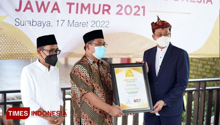 Pemilik PRO EM-1 Sabet Anugerah TIMES Indonesia 2021 Positive News Maker Jatim
